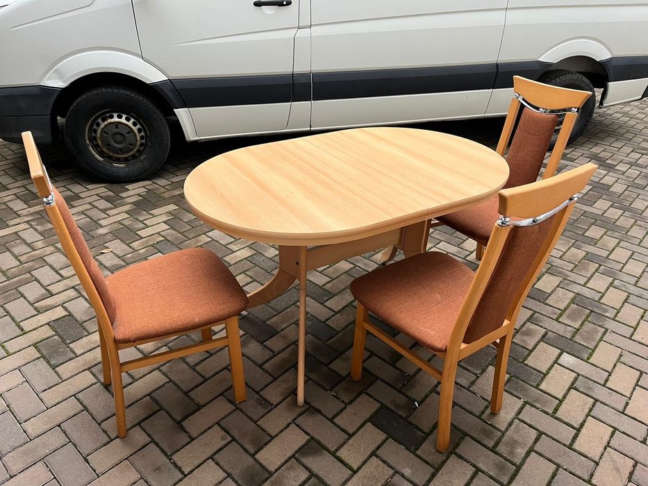 Set de masa din lemn