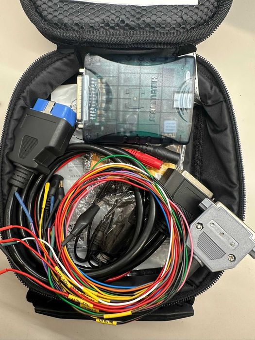 Scanmatik 2 Pro originală – cablu OBD, cablu bench și certificat
