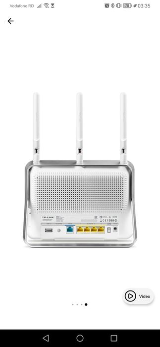 Vând router alb AC1900 TP-Link Archer C9 - gigabit, retele 2G-5G-Guest