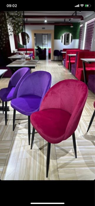 Цветные Мягкие Стулья Стул Стол Мягким Сиденьем Офисный Мягкий Кресло