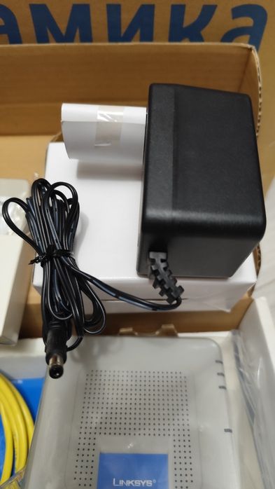 ADSL модем Linksys AM200 с блоком питания