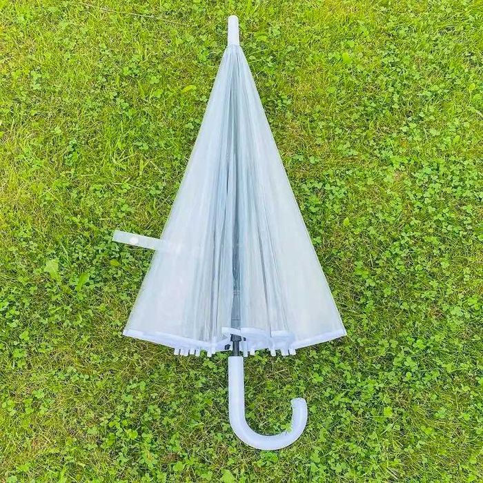 Зонт прозрачный женский  Зонтик женский трость. zontik Зонтик