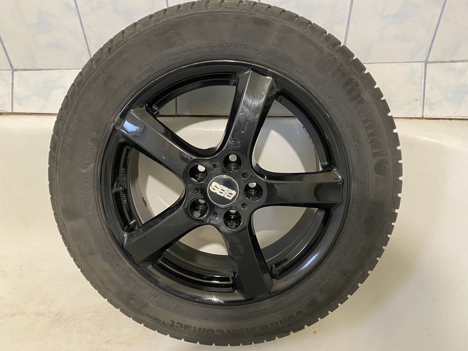 Jante Enzo 5x114.3, cu anvelopede iarna Conti Winter Contact