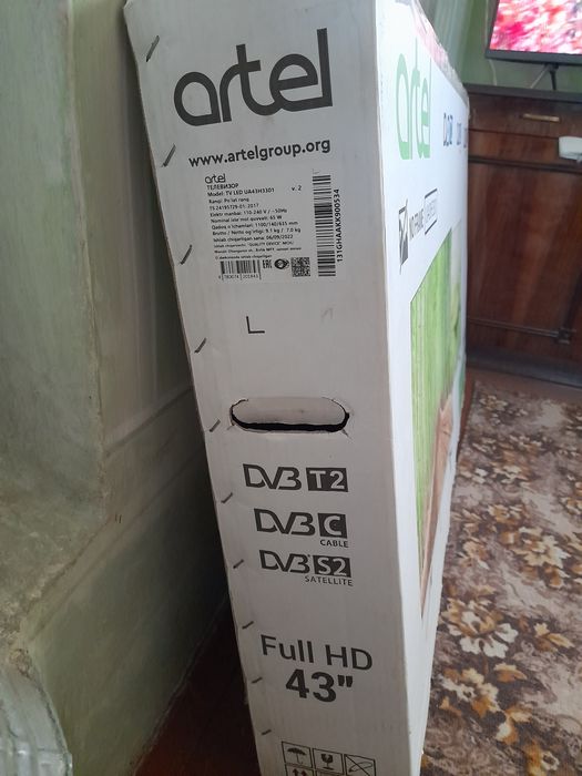 Телевизор ARTEL TV UA43H3301 FHD(109см.)