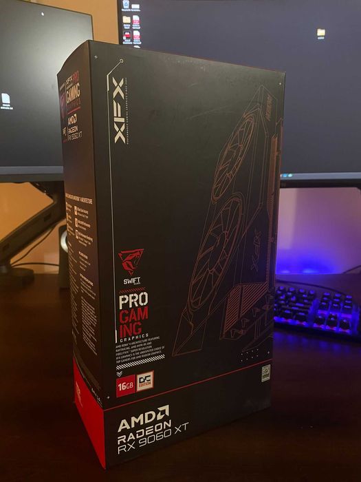 AMD Radeon RX 9060 XT 16GB XFX Swift – NOUĂ | Factură + Garanție PC Garage