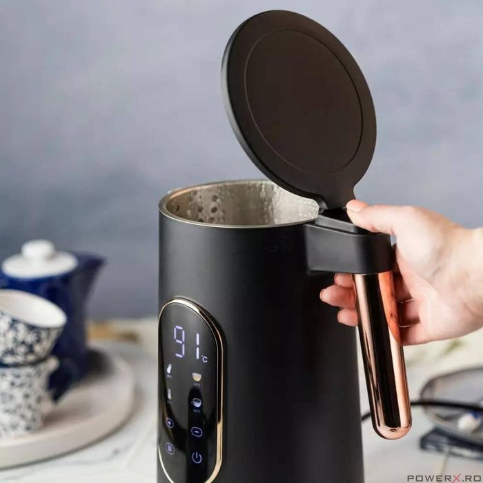 Fierbator electric, fabricat din otel inoxidabil 304, panou LED,