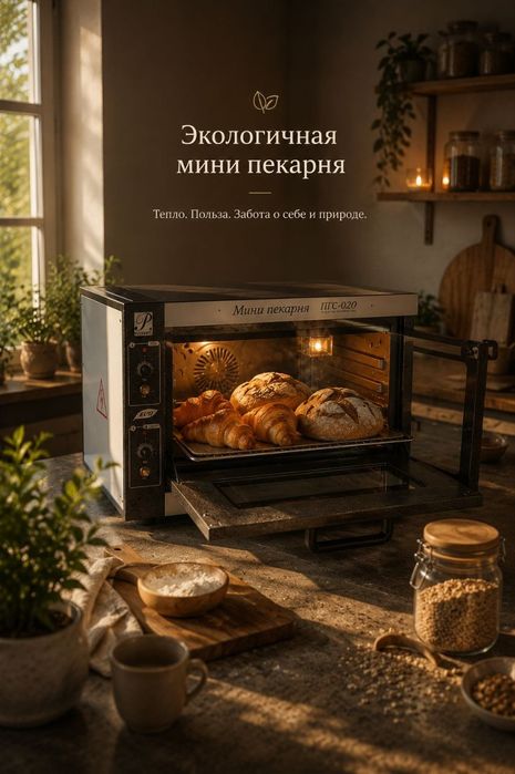 Мини Пекарня 1 год гарантии 5 лет сервиса