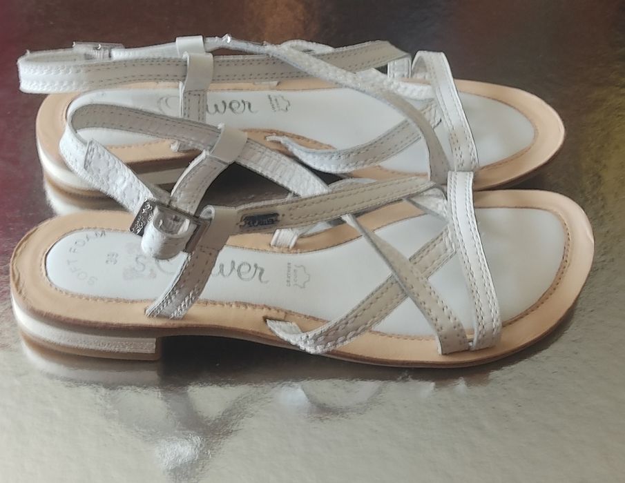 Sandale din piele Oliver măsura 39 comode și foarte ușoare