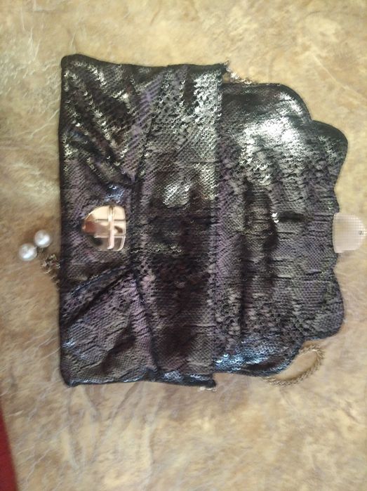 Сумка клатч золотистый