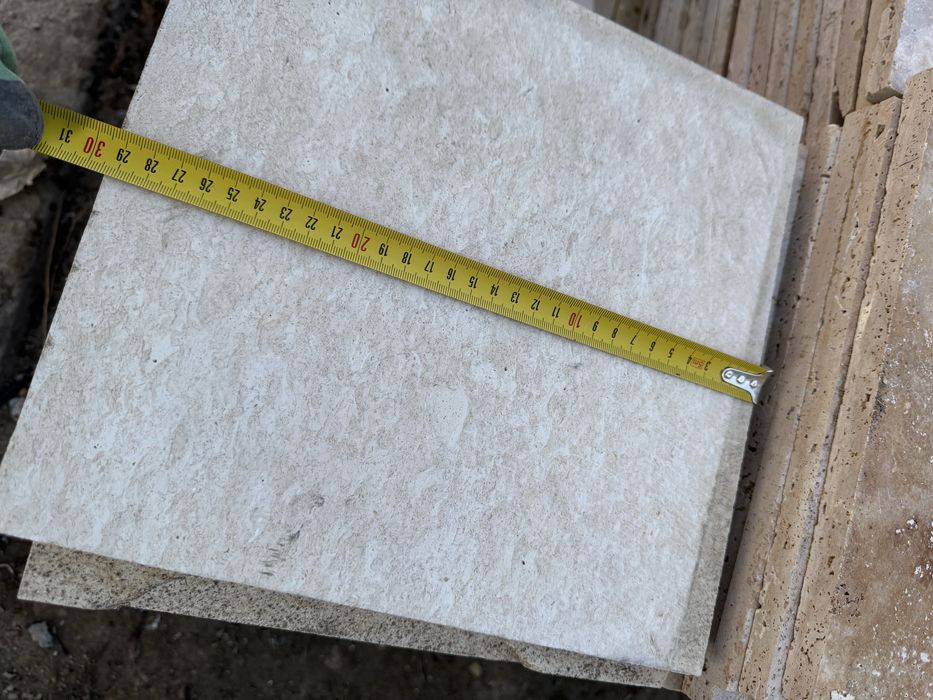 травертин фасад дома