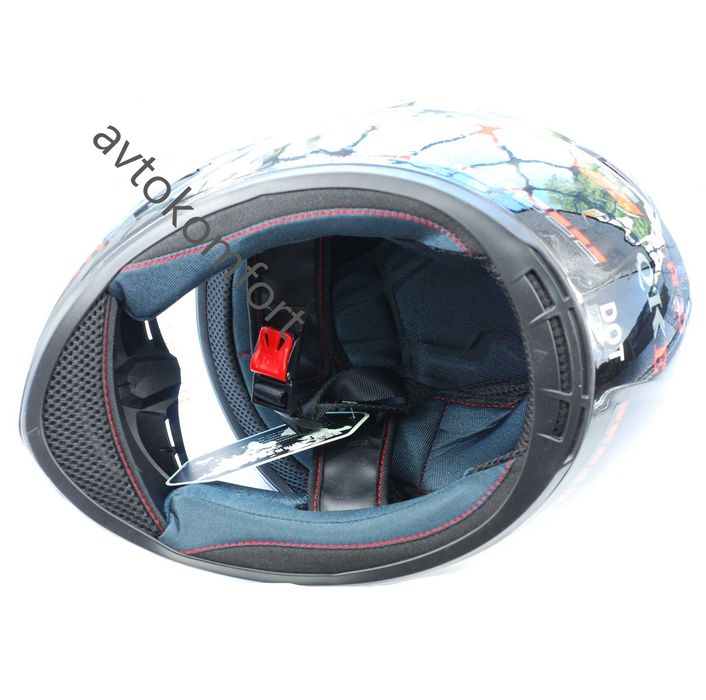 Каска за Мотор Мотоциклет QKE Различни Размери С DOT Сертификат