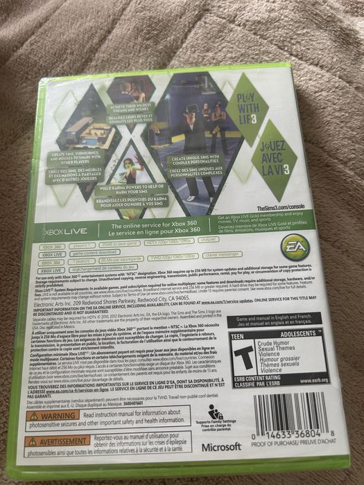 Игра симс 3 на xbox