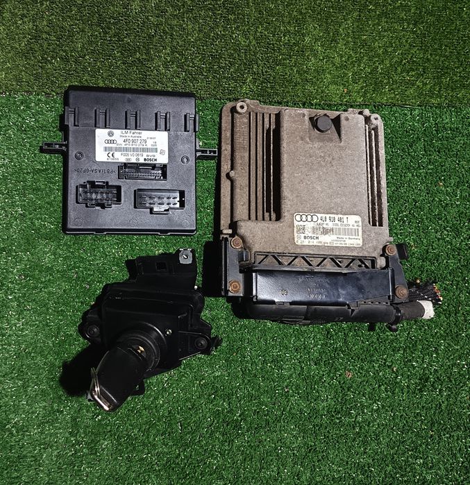 Компютър ECU с ключ и ключалка за Audi Q7 3.0TDI