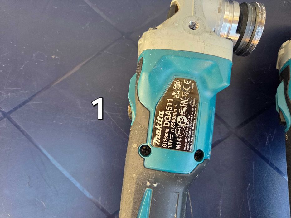 Професионални Акумулаторни Ъглошлайфи MAKITA 18V (125 мм)