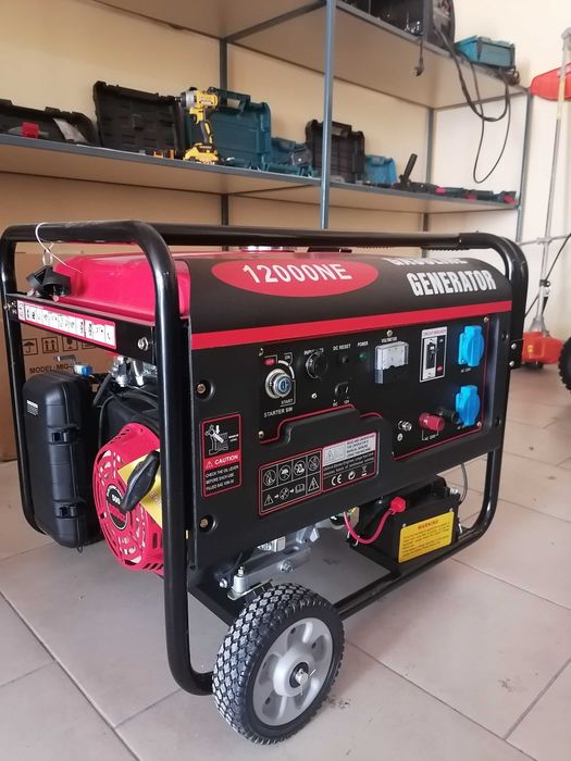 9.5Kw Бензинов генератор за ток с ATS кутия 220V агрегат за ток