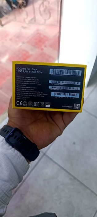 Pocco m6 pro 12+6/512 gb holati idial abmen yuq