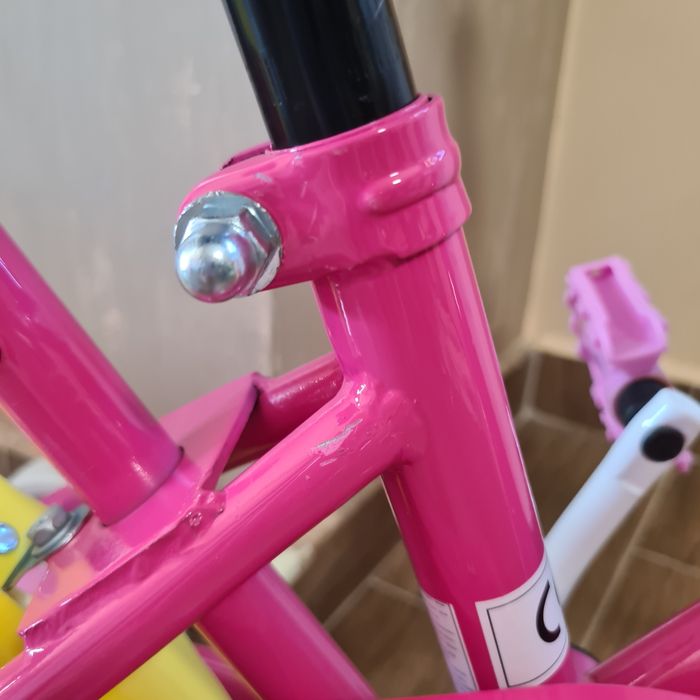 Колело за момиче, Модел Peppa Pig, Nickelodeon, 10", С педали, Помощни