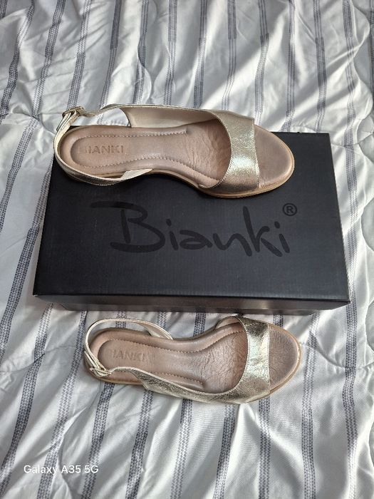 Промо! Кожени сандали Bianki