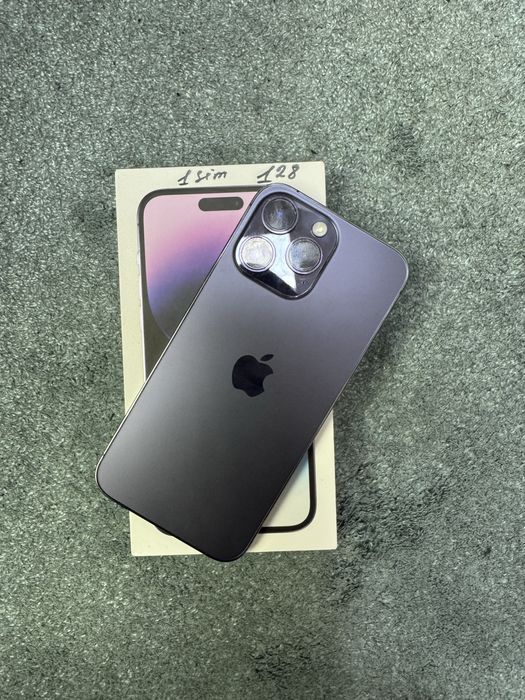 Iphone 14 pro max Z/Pa 1ta sim 1ta esim/128Gb/Purple/Karobka Dakumentl