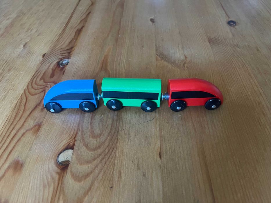 Чисто ново влакче съвместимо с IKEA и Brio релси