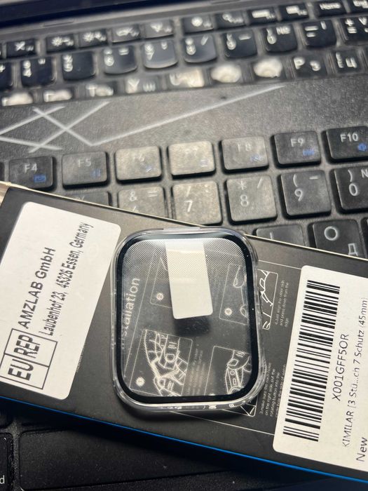 Само за 9 лв много здрав нов кейс  черен кант за ейпъл часовник 45 мм