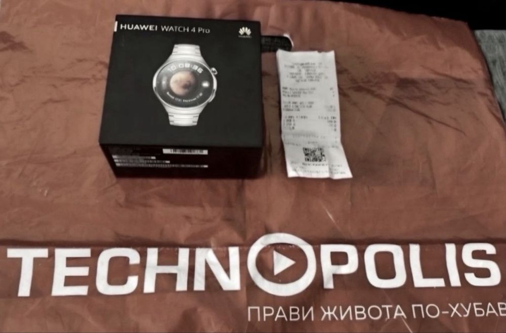 48mm Huawei watch 4 Pro LTE Гаранция Технополис 2025 г. Titanium