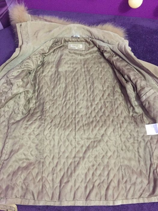 Jacheta piele intoarsa