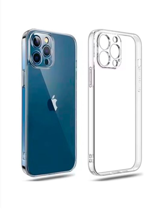 Husa Silicon Ultra Slim Clara / Neagra - Iphone 11 12 13 PRO MAX