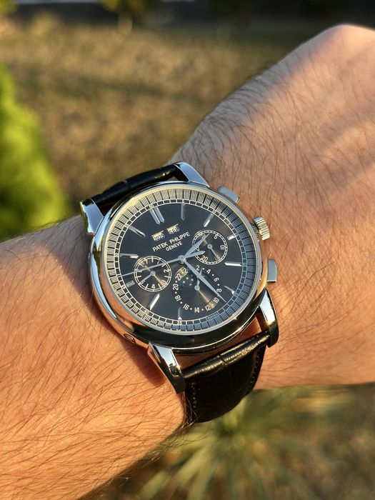 Patek philippe gray dial steel