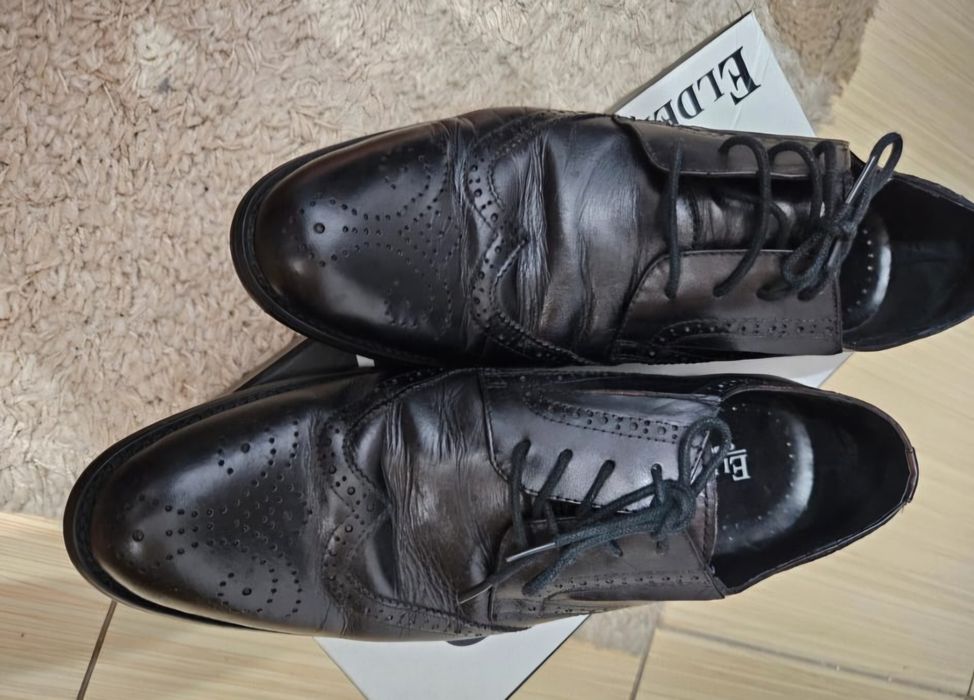 Pantofi stil Oxford piele naturala