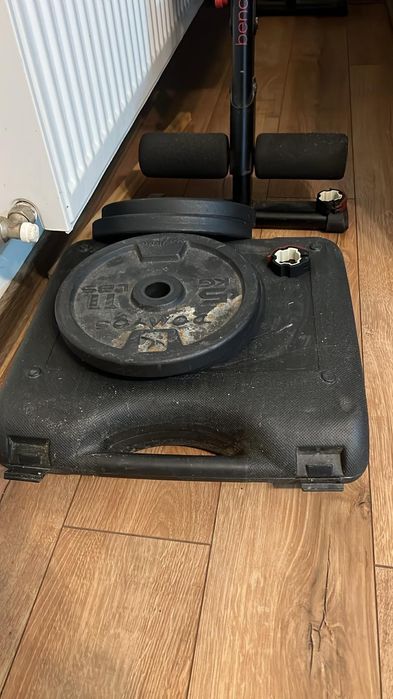 Set gantere cu greutăți ÷ greutăți suplimentare 4×5kg buc