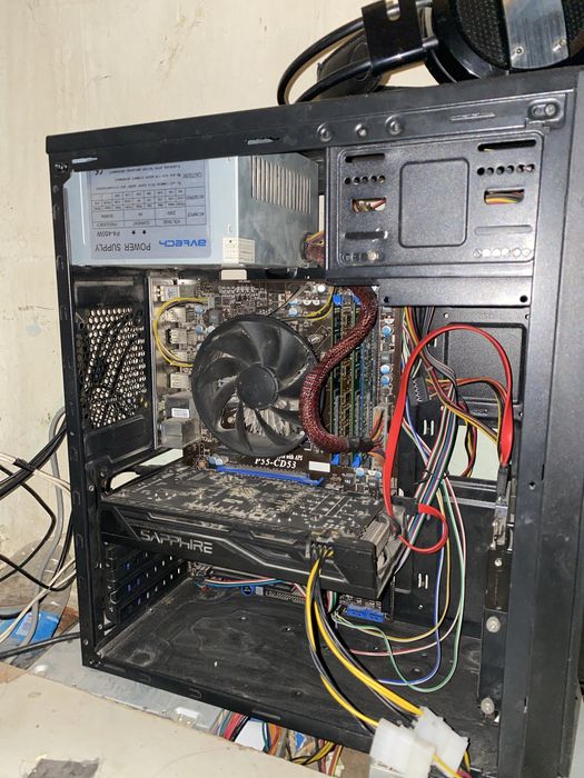 Рабочий копютер на видиокарте Rx470