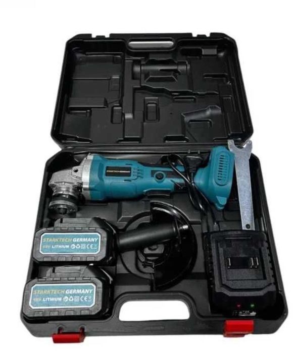 Polizor Unghiular Flex 2 Acumulatori 48V 5.0Ah Leihmann