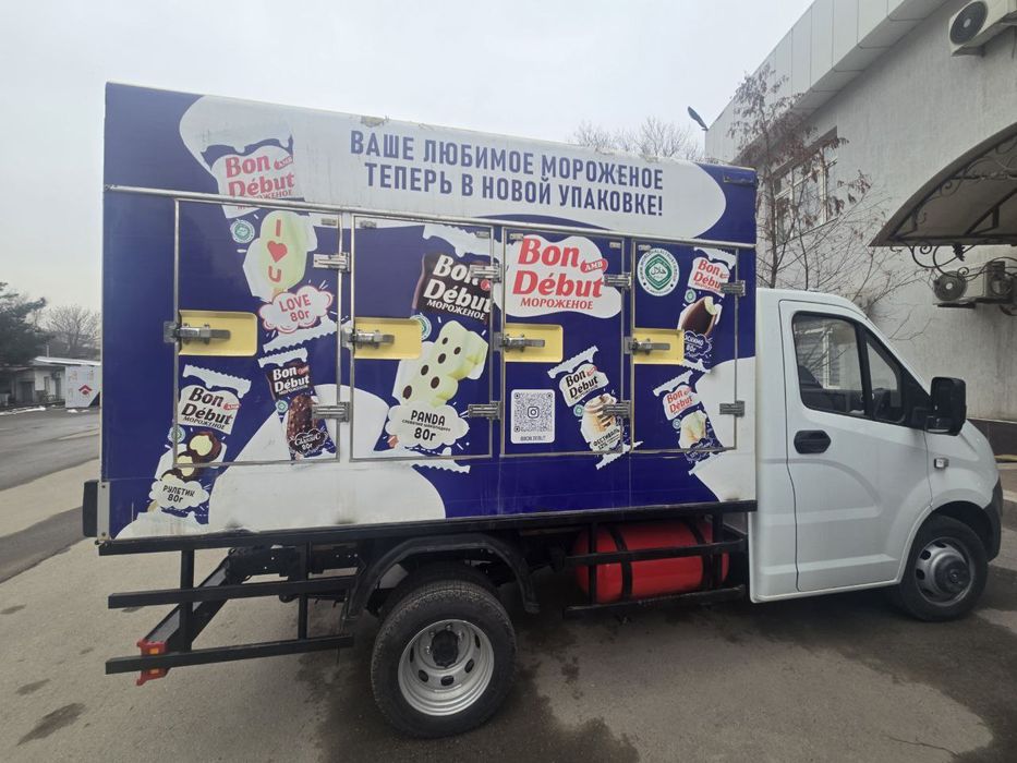 Газелда турган будка морозильник сотилади