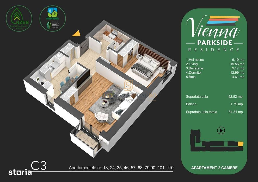 Oferta in Metalurgiei - apartament 2 camere, decomandat, Comision 0% - Vedere 5