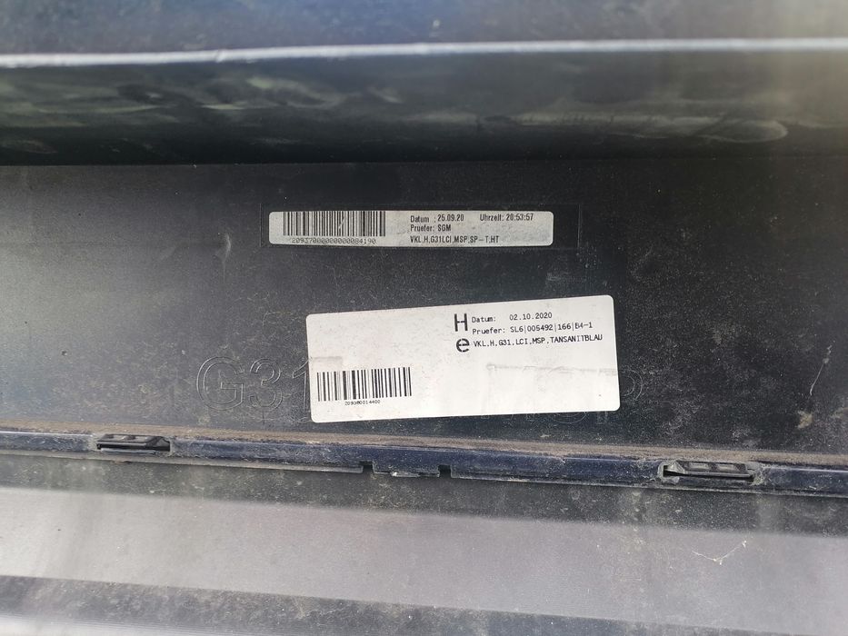 Bara spate, spoiler BMW g30 M paket 2017-2020