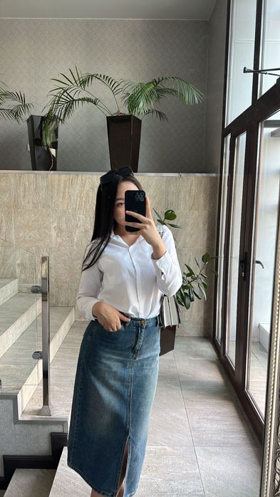 Джинсовая юбка