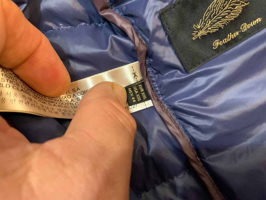 Massimo Dutti-оригинално пухено яке 52л