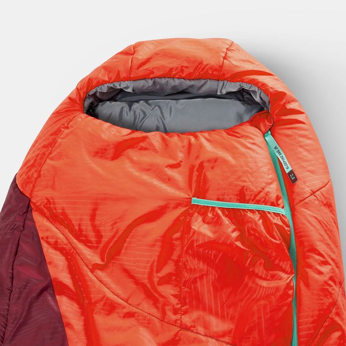 Sac de dormit 0°c portocaliu copii - No - produs resigilat Decathlon
