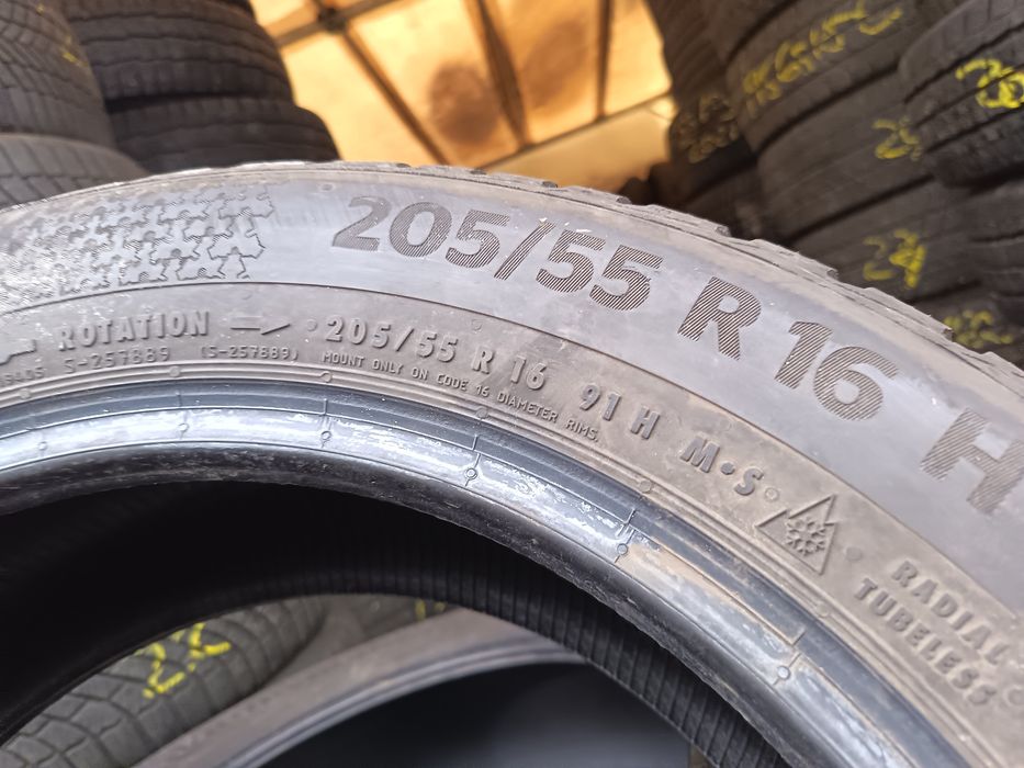Anvelope MS iarna 205 55 16 continental 2021 6.2-6.5mm