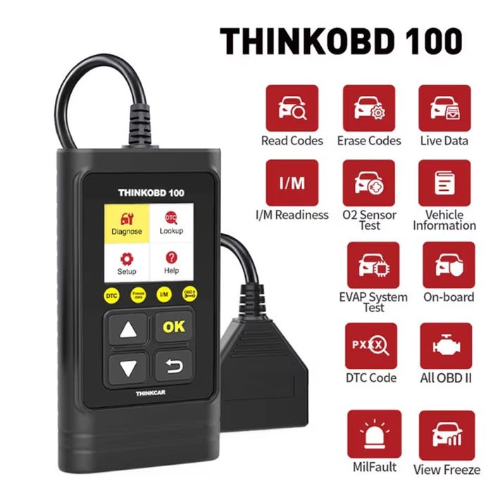 ПРОМО ! THINKCAR THINK 
OBD 100 диагностика за коли / автомобили ! 
OBD 100 диагностика за коли / автомобили !