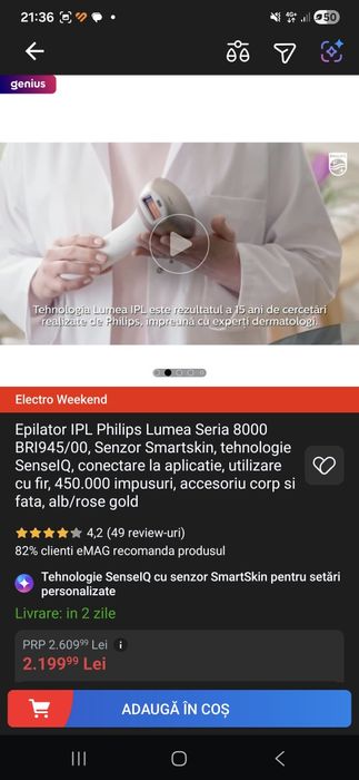 Epilator Philips