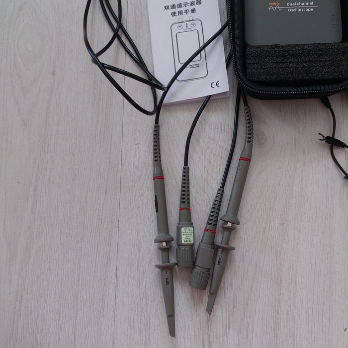 Преносим Двуканален Дигитален Осцилоскоп BSIDE 50MHz, Тъчскрийн + Сигнален Генератор (Идеален за Автодиагностика и Сервизи)