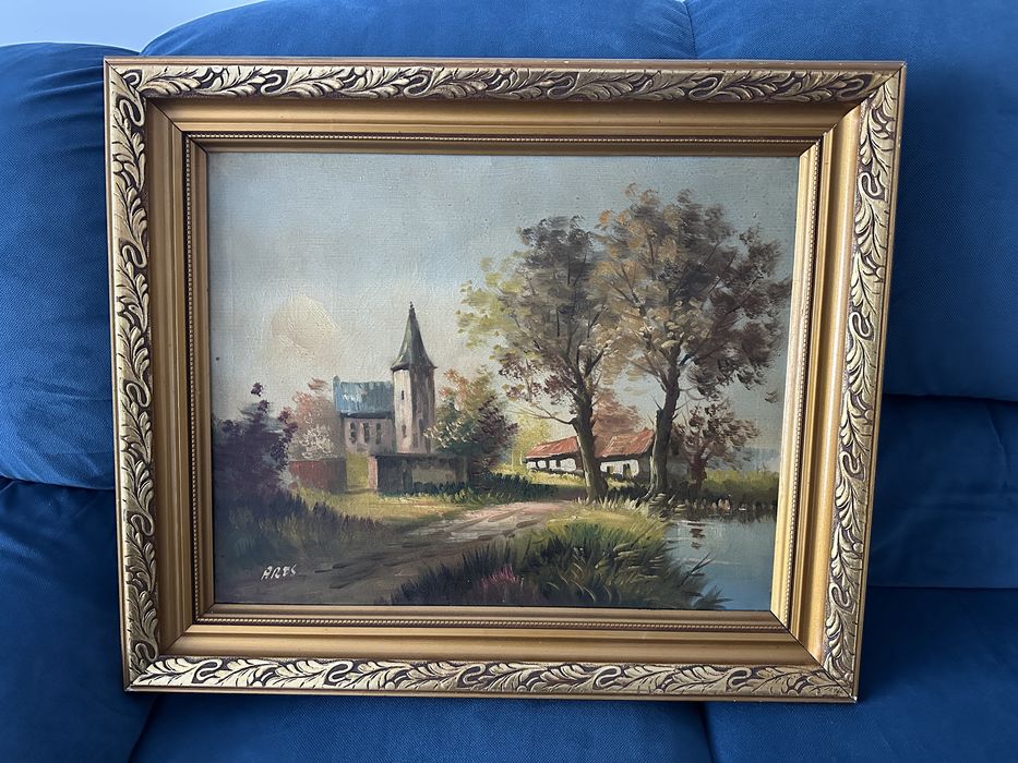 Pictură in ulei, cu semnatura 60/50 cm