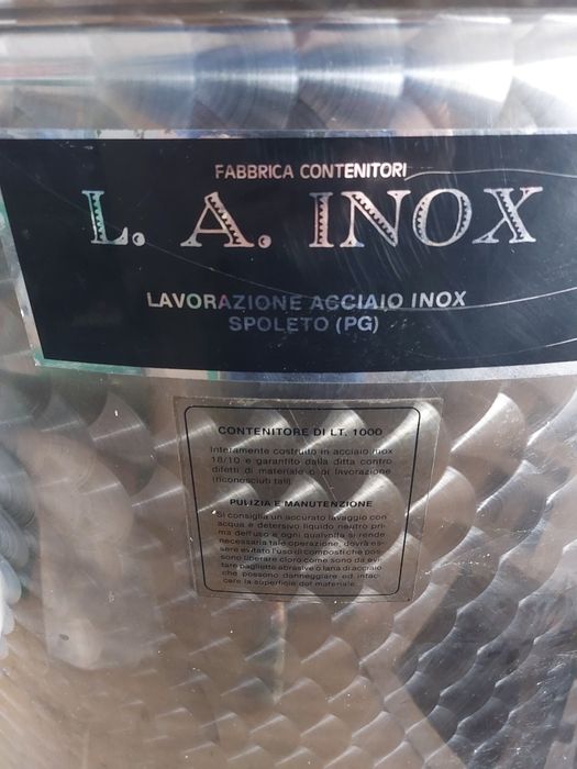 Butoi inox alimentar 1000 litri