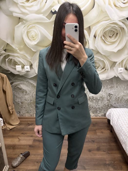 Манго тренч и кожанка