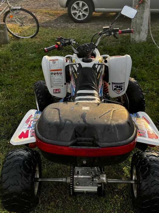 Pret in euro!
Suzuki ltz ak47 varianta cu mai mulți cai !