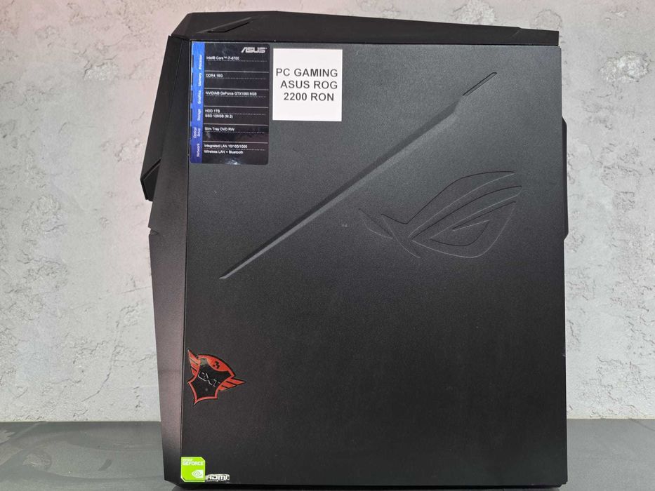 PC GAMING ASUS ROG / I7 / 16GB DDR4 / GTX 1060 6GB *Krom Amanet*