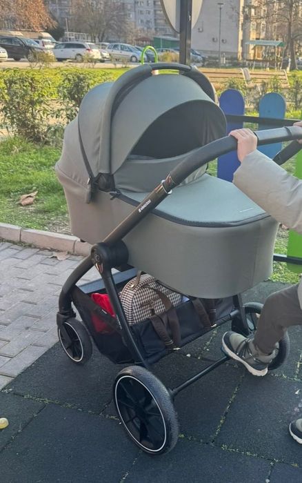 KIKKA BOO Комбинирана количка 3в1 MODENA ARMY GREEN