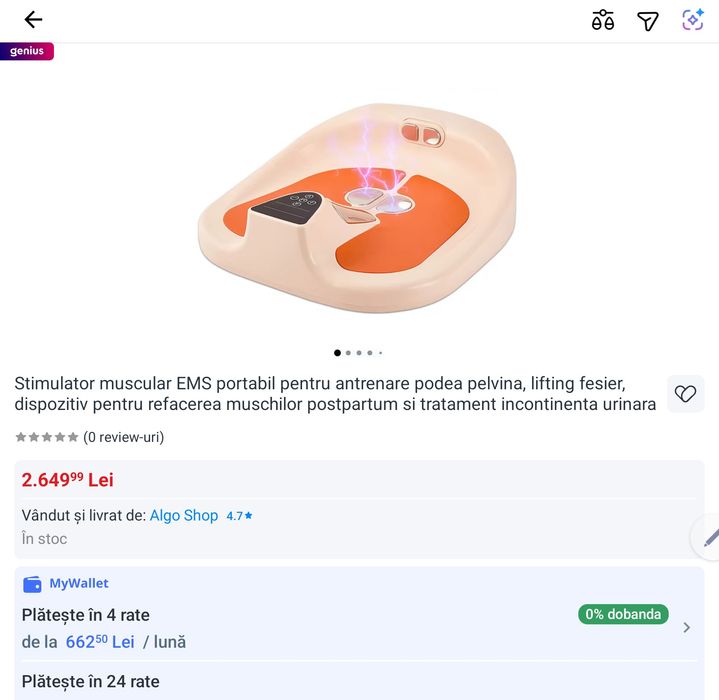 Vind Stimulator muscular EMS